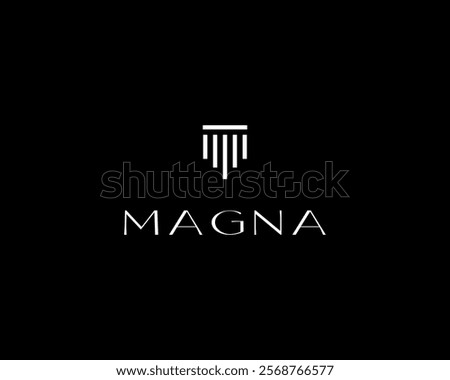 A shield line logo. Guard minimalistic icon. Creative security defense vector symbol.