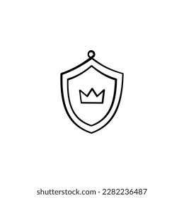 Shield Line Style Icon Design