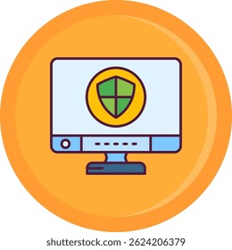 Shield Line vector Icon Design