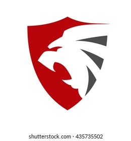 shield and lion head