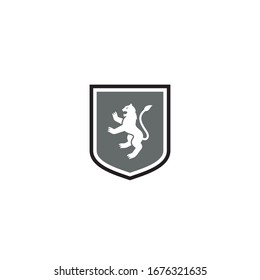 Shield and Lion logo / icon design