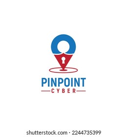 Shield Location Pin Logo Concept icon sign symbol Design Line Art Style. Safety, Security and Defense Logotype.