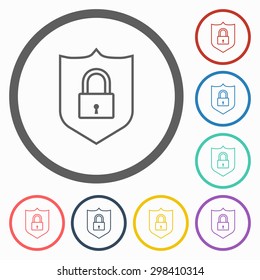 shield lock icon
