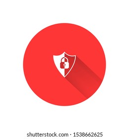 shield lock icon vector . Lorem Ipsum Illustration design