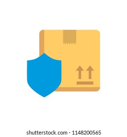 Shield Logistic Service Logo Icon Design