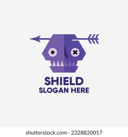 ilustración de vector de logotipo blindado