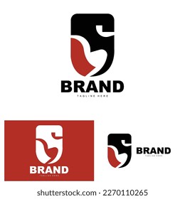 Shield Logo, Antivirus Protection Security Vector, Simple Gaming Logo Shield Design