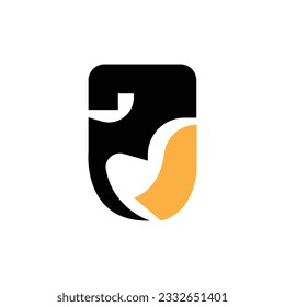 Shield Logo, Antivirus Protection Security Vector, Simple Gaming Logo Shield Design