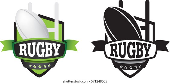 shield or logo badge to represent a sports club as a vector