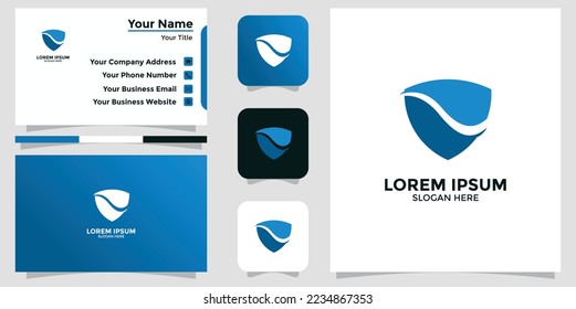 Schild-Logo und Branding-Karte