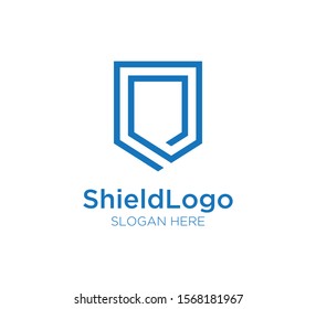 shield logo concept vector design template