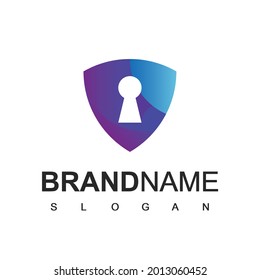 Shield Logo, Cyber Secure Icon Design Template