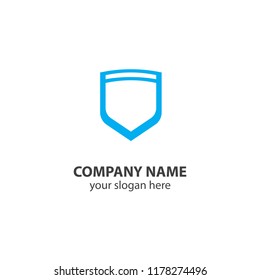 shield logo design element, shield logo design template