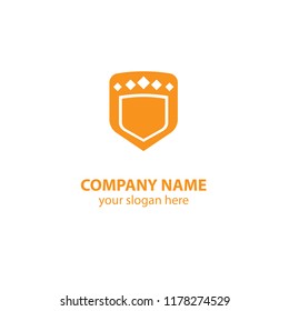 shield logo design element, shield logo design template