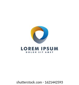 Shield logo design icon logotype vector