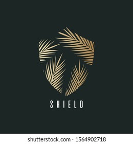 shield logo design, icon design template elements