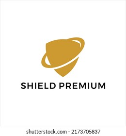 shield logo design and shield icon Vector illustration. Shield Template