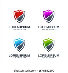 Shield logo design inspiration, security logo design