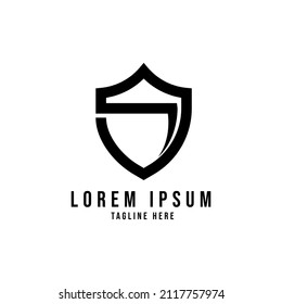 Shield logo design template vector isolated illustration