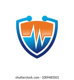 Shield logo design Vectors