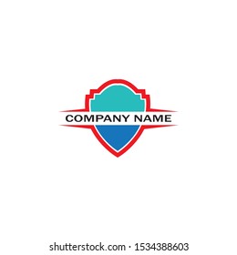 shield logo design vector,shield emblem logo template,logo symbol icon-vector