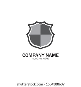 shield logo design vector,shield emblem logo template,logo symbol icon-vector