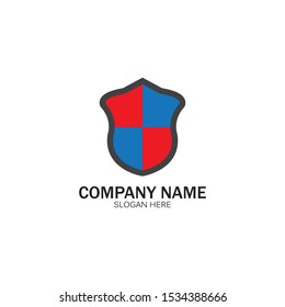 shield logo design vector,shield emblem logo template,logo symbol icon-vector