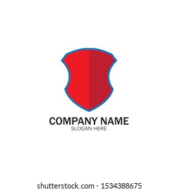 shield logo design vector,shield emblem logo template,logo symbol icon-vector