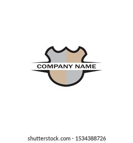 shield logo design vector,shield emblem logo template,logo symbol icon-vector