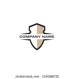 shield logo design vector,shield emblem logo template,logo symbol icon-vector