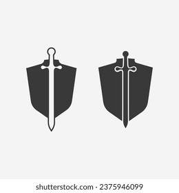 Schildlogo-Design-Vektorgrafik, Schild-Emblem-Logo-Vorlage, Logosymbol-Vektorsymbol