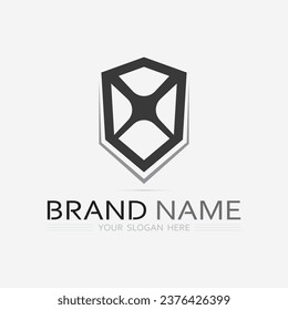 shield logo design vector,shield emblem logo template,logosymbol icon-vector