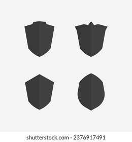 shield logo design vector,shield emblem logo template,logosymbol icon-vector