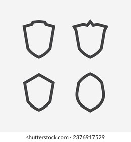 shield logo design vector,shield emblem logo template,logosymbol icon-vector