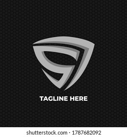 the shield logo forms the letter S