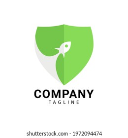 the shield logo is green