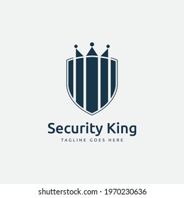 Shield Logo icon with Crown