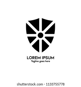 Shield logo icon design template