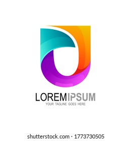 Design-Elemente für das Schild-Logo, buntes Logo mit Farbverlauf-Design-Illustration