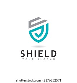 Shield logo icon design template