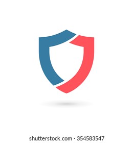 Shield logo icon design template elements