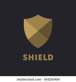 Shield logo icon design template elements