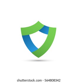 Shield logo icon design template elements