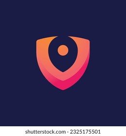 Shield logo icon design vector element