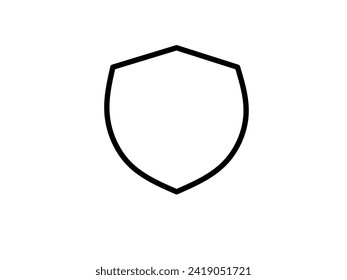 Ilustración de icono del logotipo Escudo
