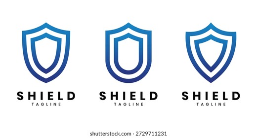 Schild-Logo-Symbol für Sicherheit und Schutz