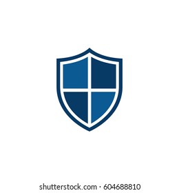 Shield logo icon template
