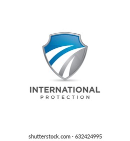 shield logo icon vector template