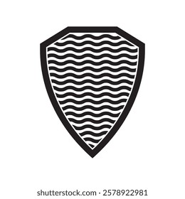 Shield Logo Illustration Element Design