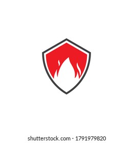 Diseño vectorial de la ilustración del logotipo Escudo